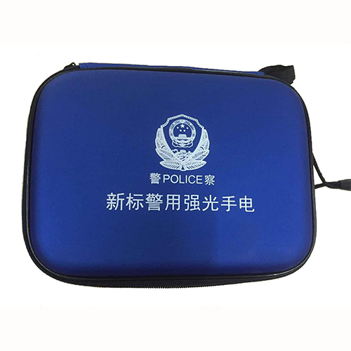 新标警用强光手电（蓝布包）
